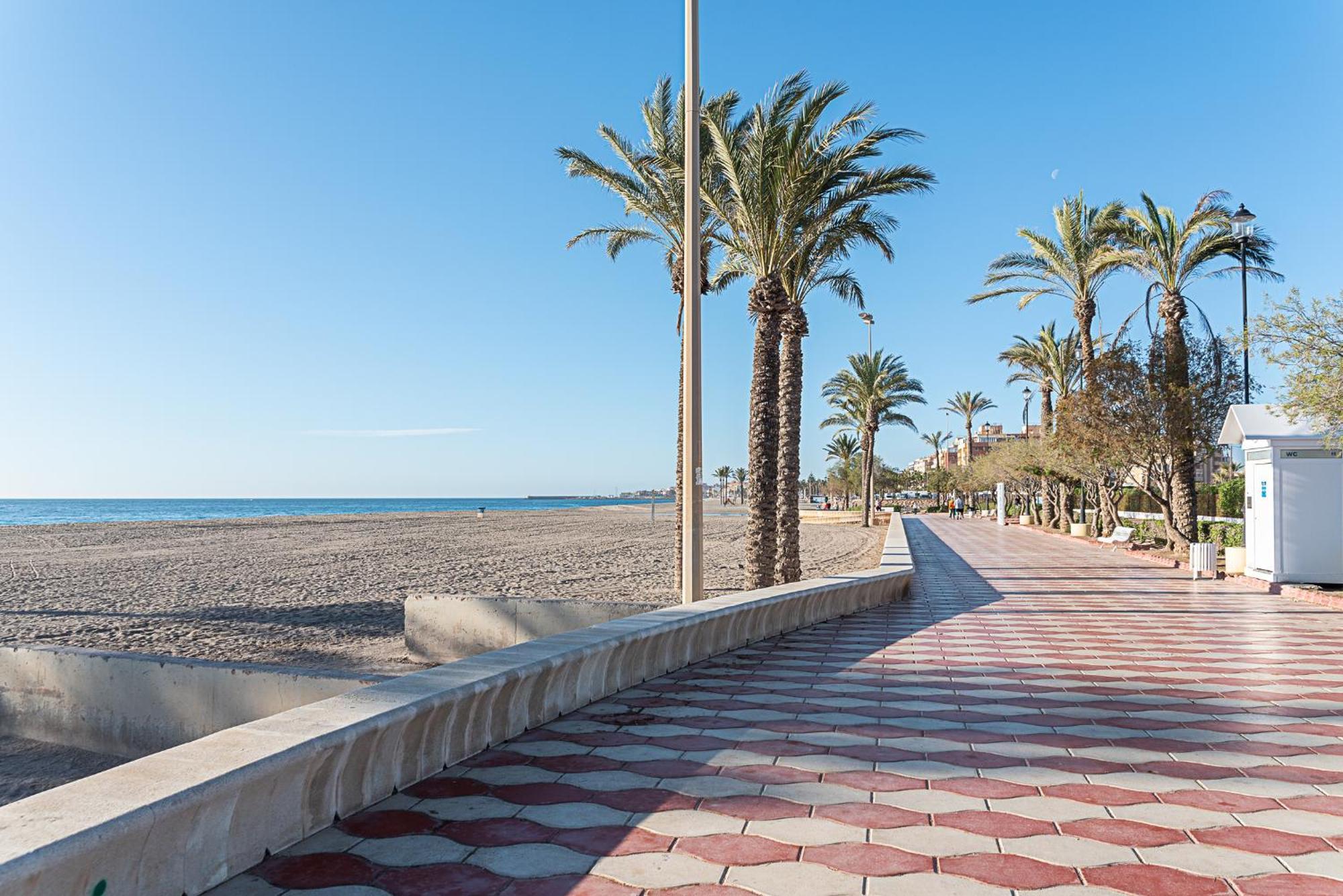 Hogar Digital Playa Y Piscina En Urbanizacion Roquetas De Mar Apartman Kültér fotó